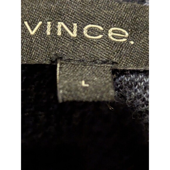 Vince Camuto Shirt Mens Large Button Down Blue Stretch Geometric Designer $125 - Picture 6 of 7